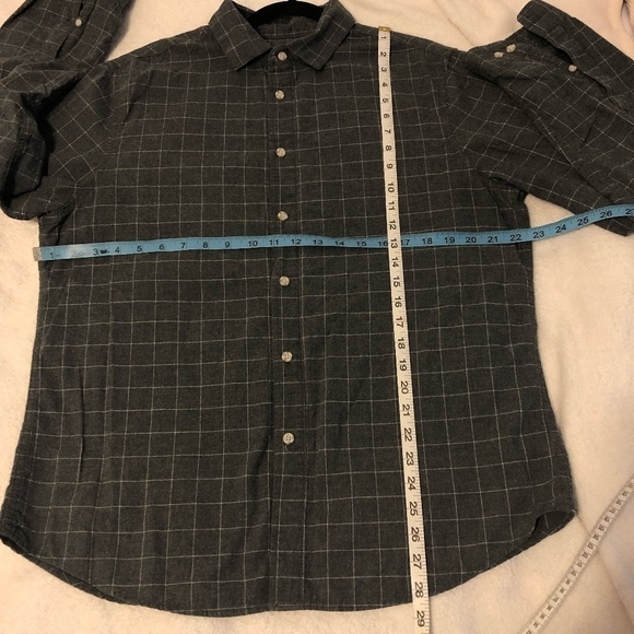 GOODFELLOW Shirts Men's L/XL Gray Yellow Multicolor Button Down Striped Bundle - Picture 7 of 16